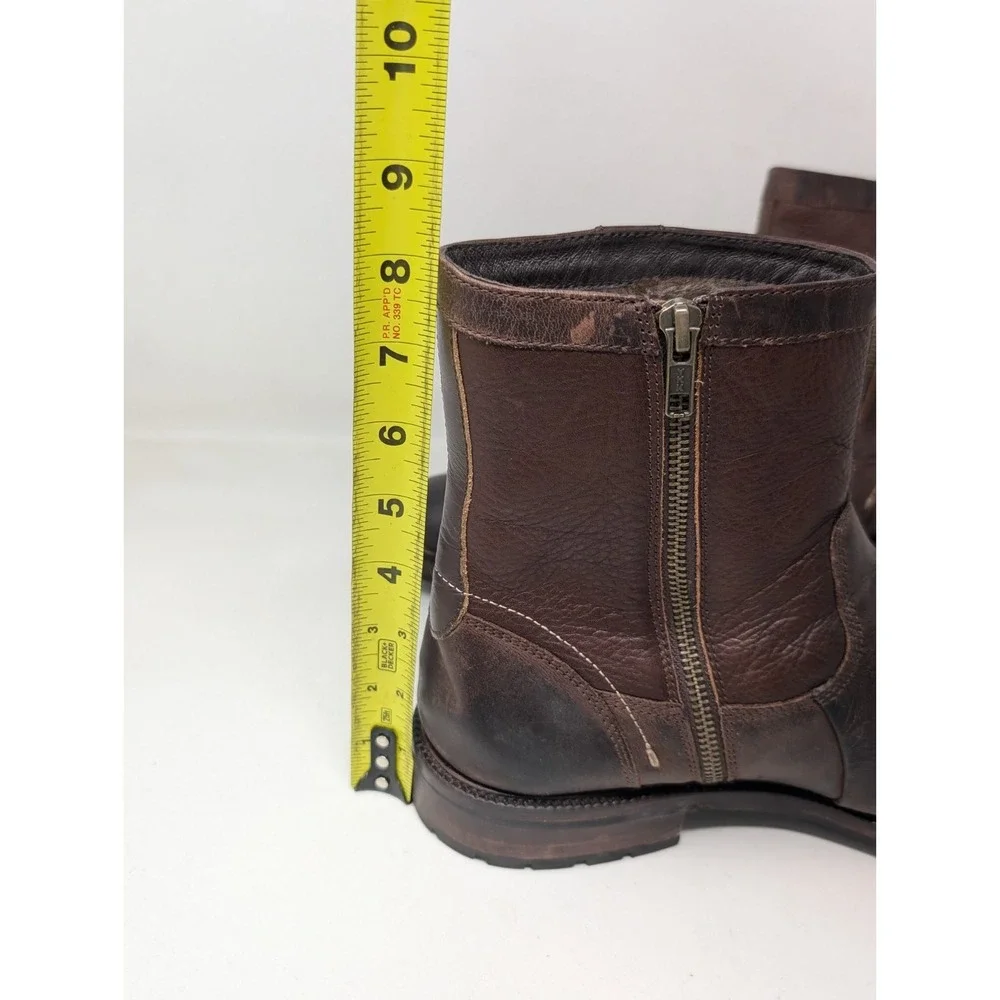 Johnston & Murphy 20-8836 Men's‎ Boots Ankle Shearling Lined Leather 10M Brown